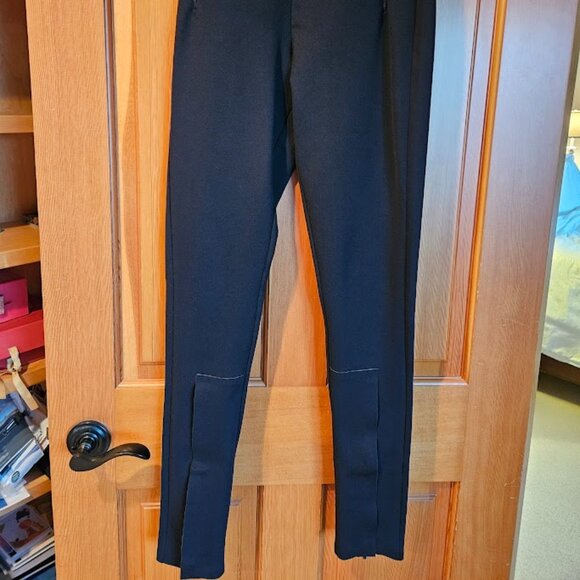 Wardrobe.NYC Front Zip Leggings, Black, Medium - Picture 1 of 10